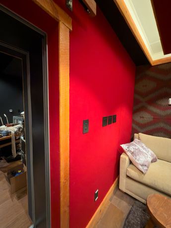 Pendleton Fabric Red Room Wall